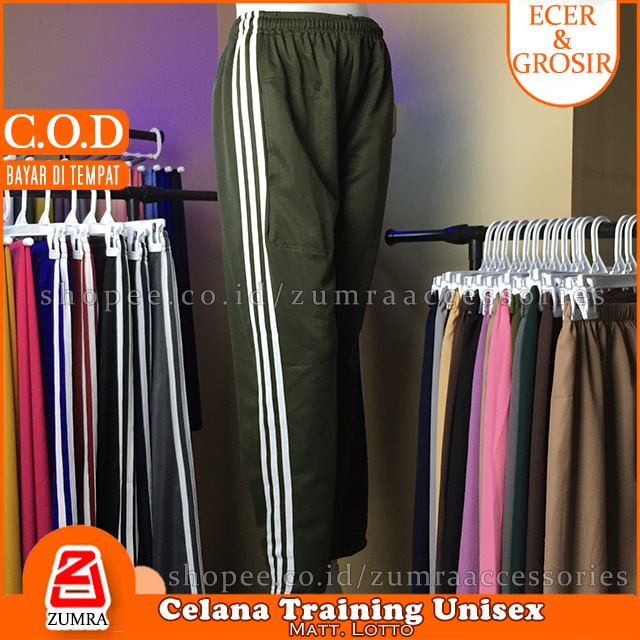 Celana Olahraga Unisex Panjang Training Matt Lotto Ringan