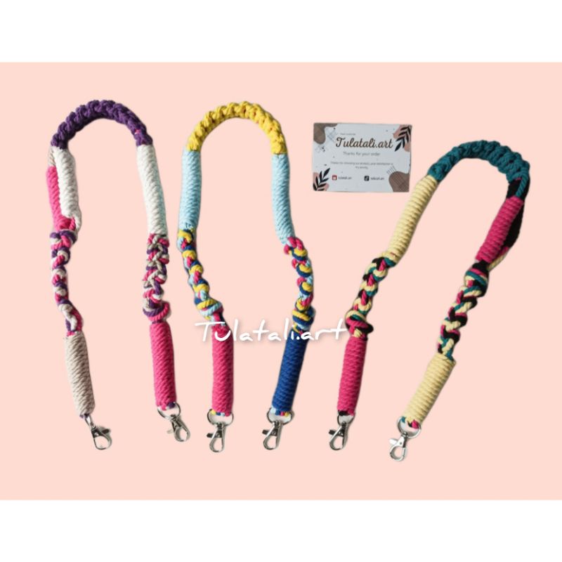 Macrame strap shoulder bag/Macrame tali tas bahu/Macrame strap bag