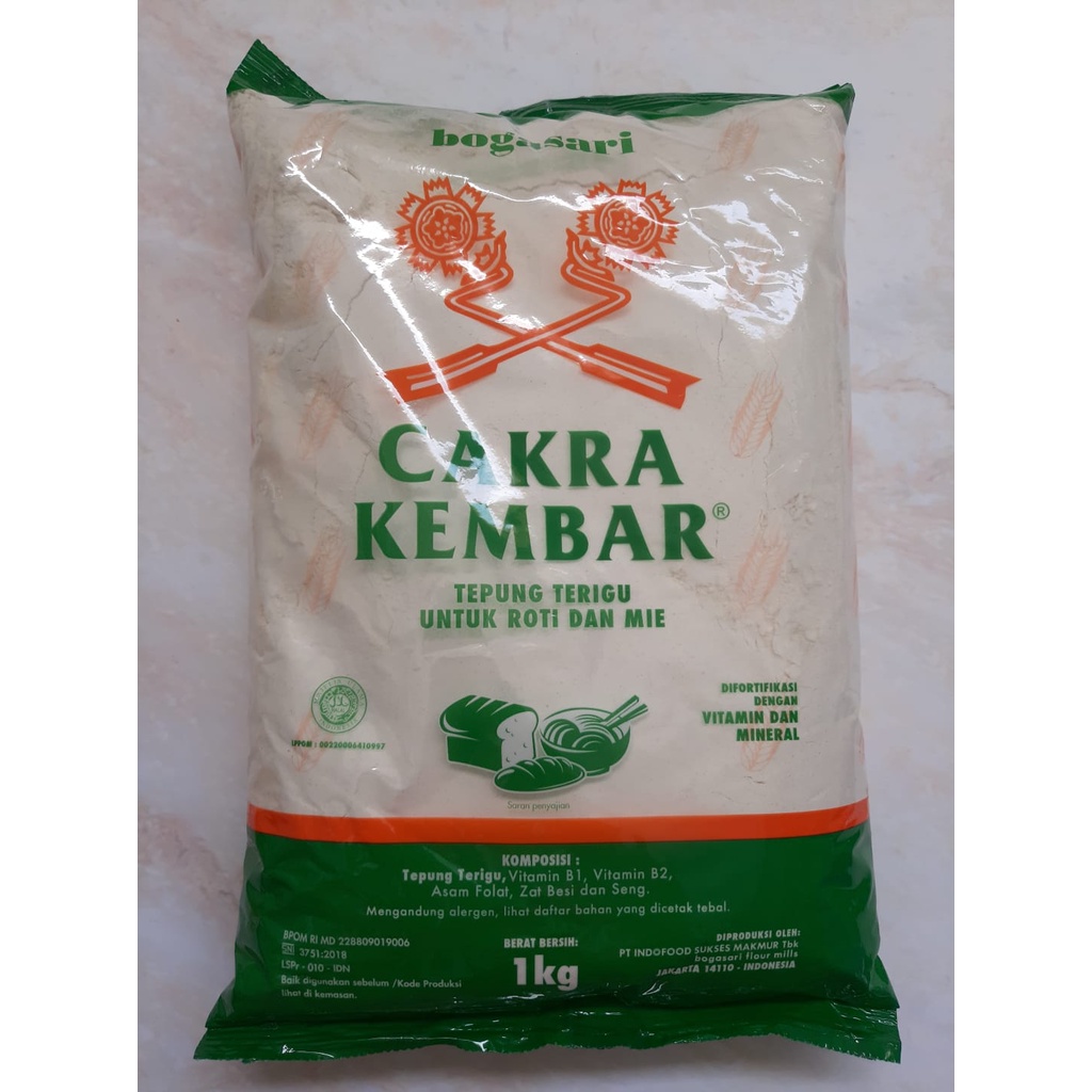 

Tepung Terigu Cakra Kembar Ekonomis 1 kg