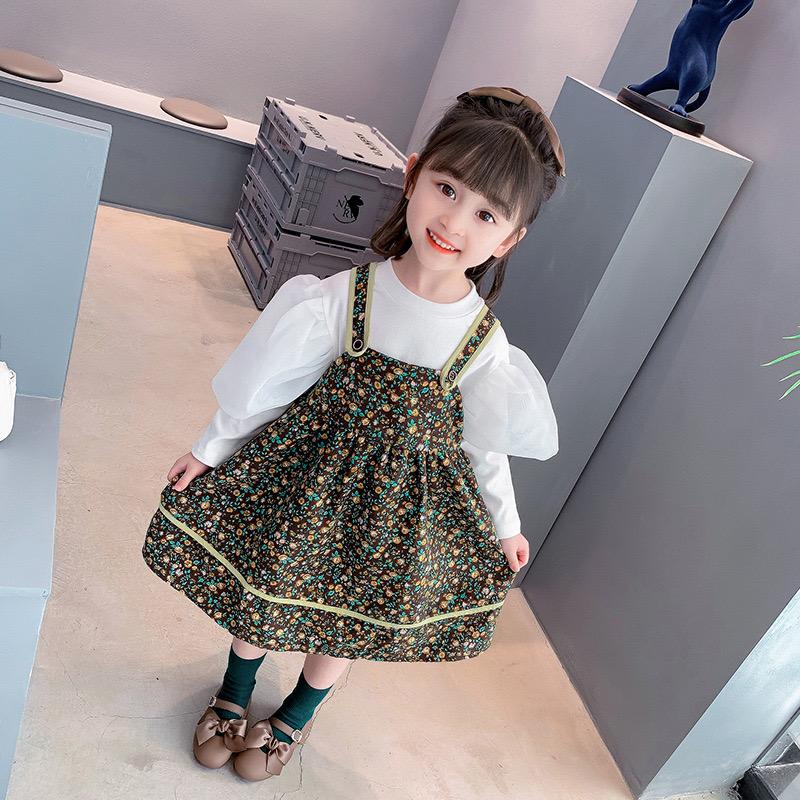 LittleAaron DRESS SHARON FLOWER EBV Baju Dress Anak Perempuan Import Dress Anak Bayi Cewek 0-5 Tahun Gaun Bayi