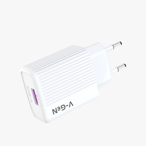 Adaptor Charger V-GeN 1 Port Batok Casan VTC1-23/ VTC1-24/ VTC1-25/ VTC1-26 1.2A/2.1/Fast Charge Port USB/ Type-C