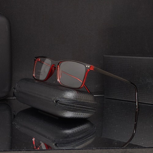 Kacamata Minus Photocromic Pria Wanita Kotak Korean Style