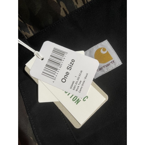 Carhartt wip Work Tote Unisex Tote - Unite Camo