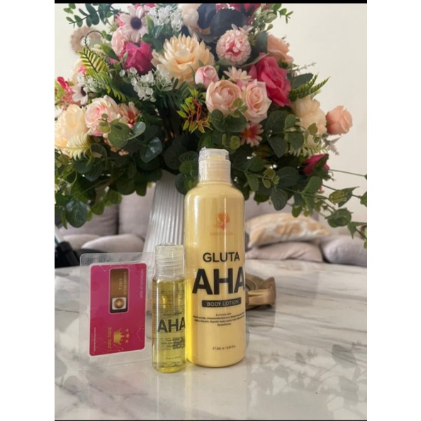 PAKET PEMUTIH BADAN GLUTA AHA BPOM|Setara Suntik Putih