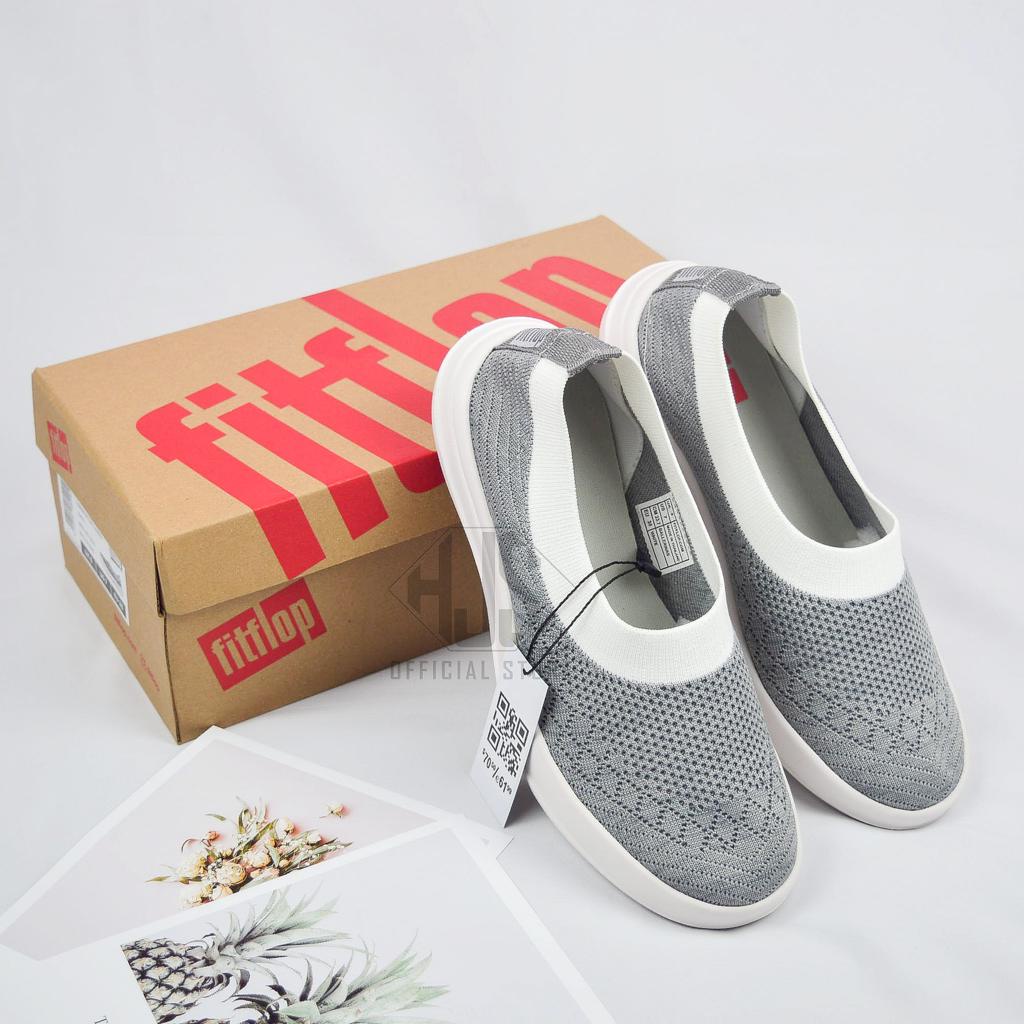 Sepatu Wanita Fitflop Terbaru Sepatu Cewek Kekinian AntiSlip Soft Mesh Sepatu Sneakers Wanita Tanpa Tali