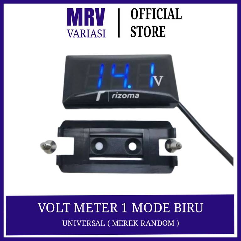 Volt meter-voltmeter aki - voltmeter aki waterprof universal bisa semua motor dan mobil anti air-war