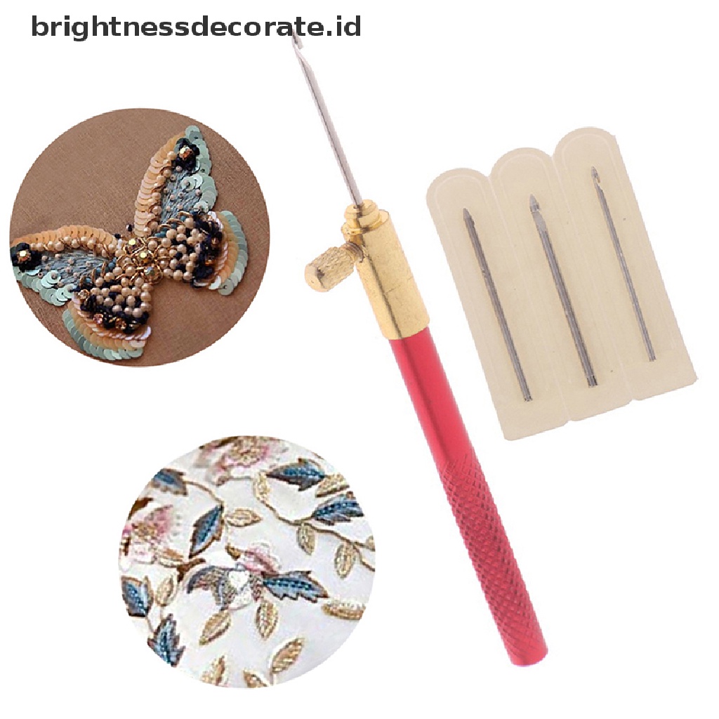 [Birth] Bordir Tambour Crochet Hooks Alat Rajut Dengan 3s French Crochet [ID]