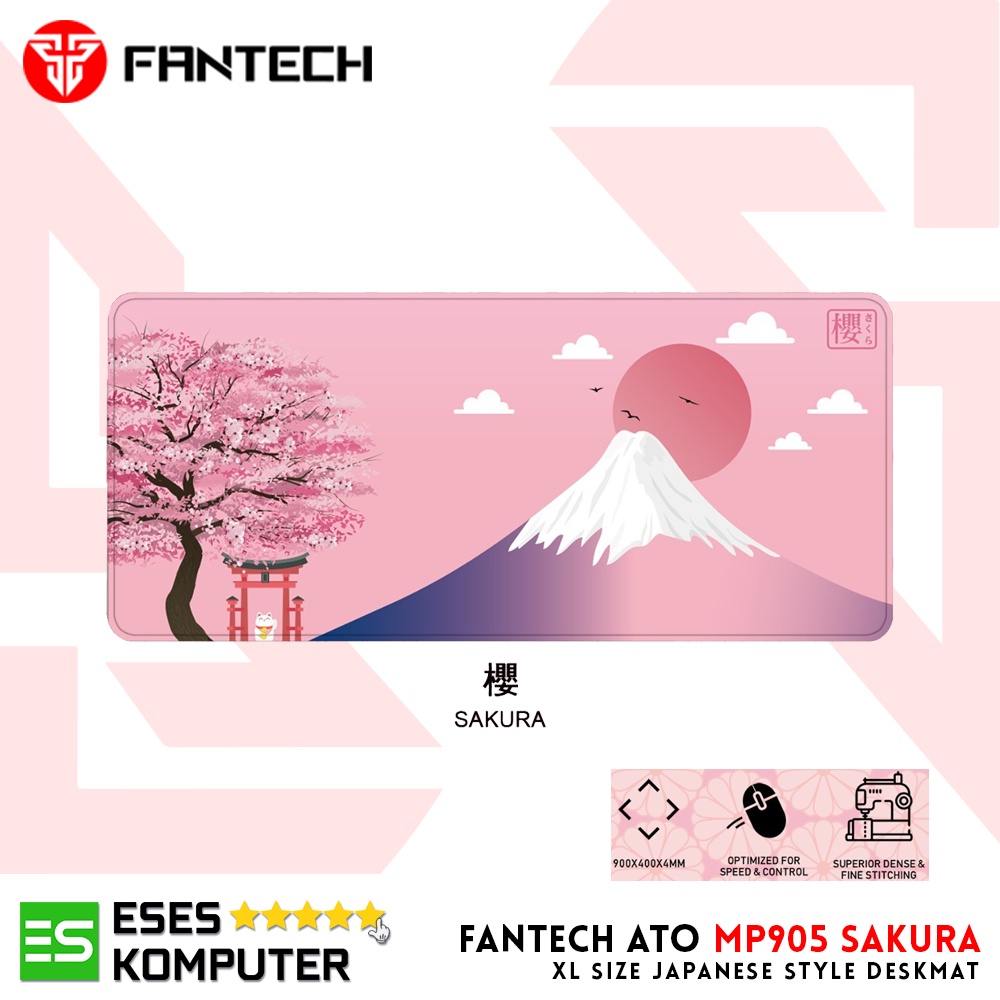 Mousepad Fantech ATO SAKURA MP905 Deskmat | XL Mousepad Gaming