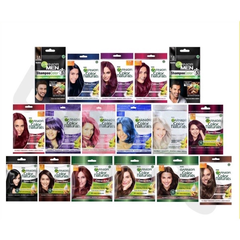 GARNIER HAIR COLOR NATURAL [SASET] / CAT RAMBUT GARNIER