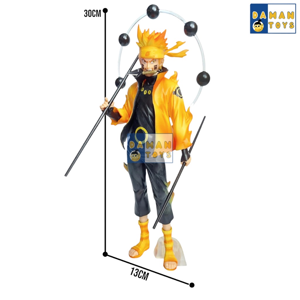 Action Figure Naruto Shippuden Uzumaki Nero six Sage Paths Rasengan Minato Sasuke Kakashi Gem Anime Pajangan Koleksi Patung