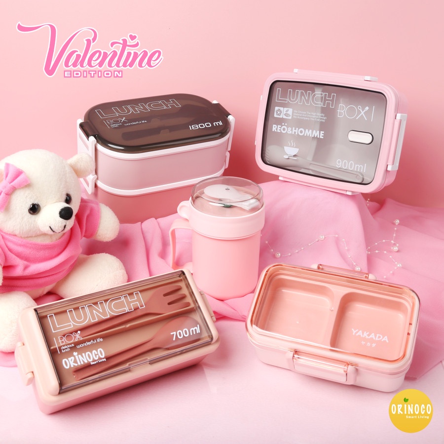 

Spesial Hampres Gift Valentine Paket Luncbox & Mug Custom ucapan