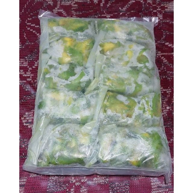 

1 kg buah alpukat/alpukat beku/alpukat frozen/alpukat mentega