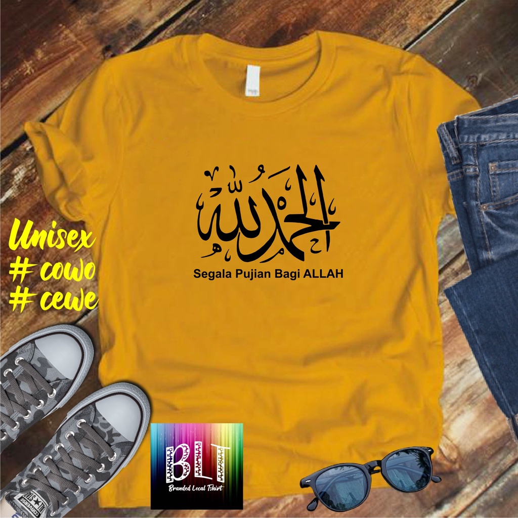 COD/ KAOS SEGALA PUJIAN BAGI ALLAH LENGAN PENDEK/KAOS KEKINIAN//KAOS DAKWAH ISLAM/KAOS SANTRI SANTRIWATI/KAOS HITS 2023/KAOS ISLAM PESANTREN /KAOS PRIA  DAN WANITA