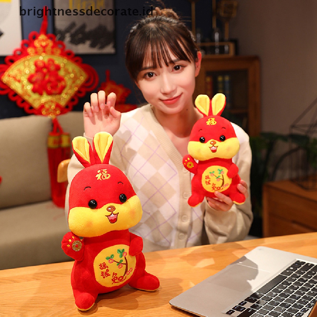 [Birth] 2023tahun Baru Shio Kelinci Mainan Mewah Fortune Rabbit Untuk Hadiah Tahun Baru [ID]
