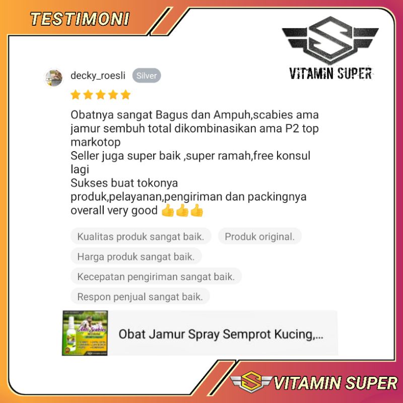 Obat Jamur Spray Semprot Kucing, Kelinci dan Anjing | Obat Scabies, Jamur, Ringworm, Demodex, Impetigo, Kudis, Koreng, Gatal gatal dan Luka