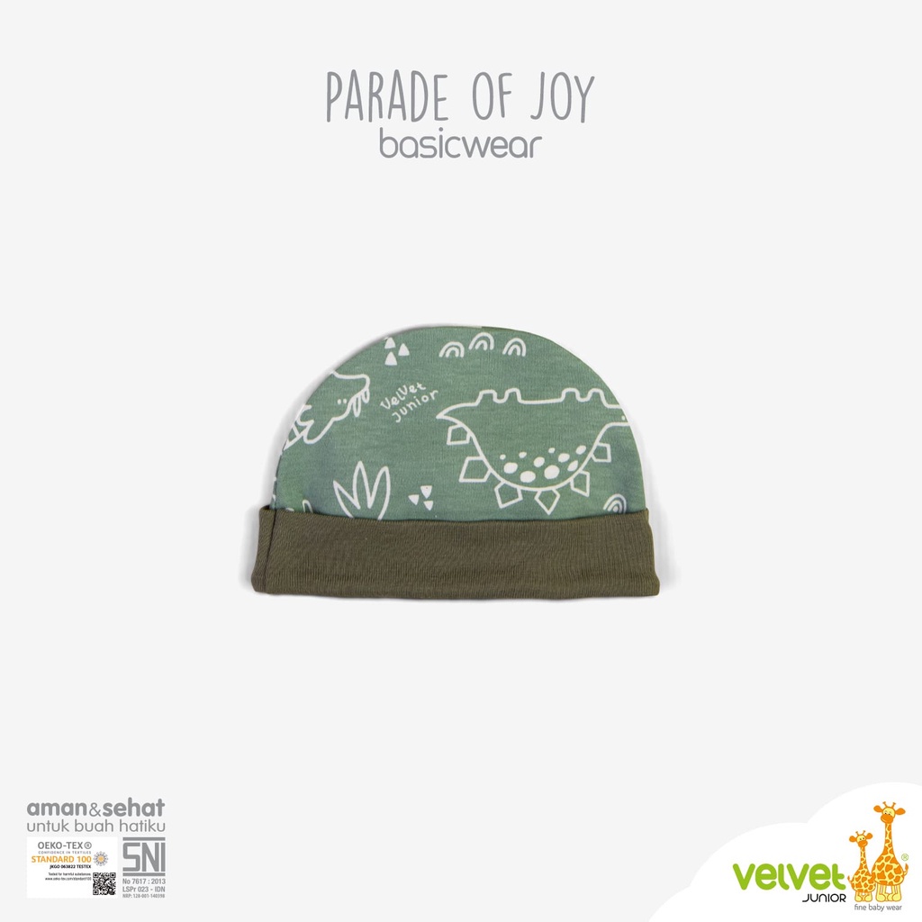 Topi Bayi Velvet Junior Parade Of Joy 1Pcs