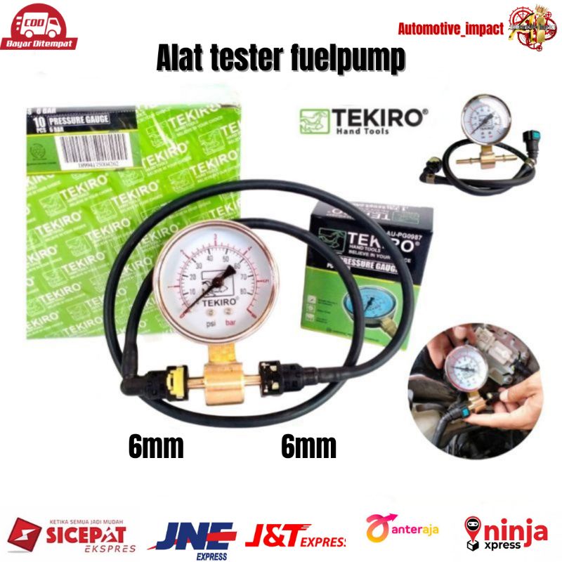 Jual Fuel Pressure Gauge Tester Fuelpump Alat Cek Mengukur Tekanan