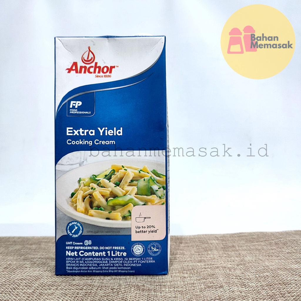 Cooking Cream Anchor Extra Yield 1 Liter