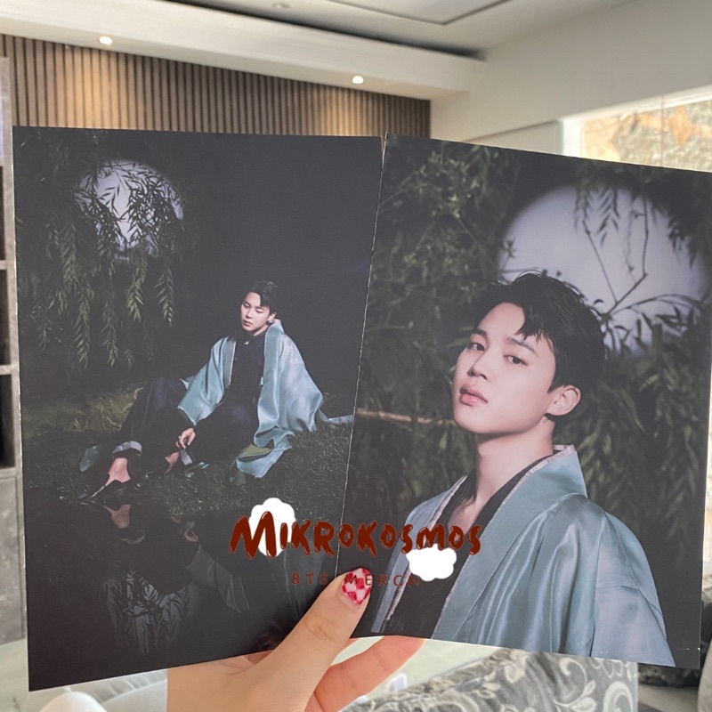 Jimin BTS Dalmajung Photo Set - OFFICIAL POSTCARD siap kirim
