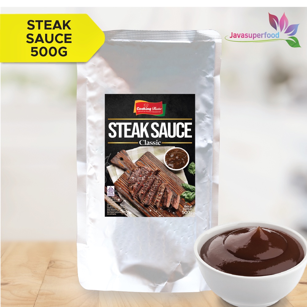 SBY. Cooking Master/ Steak Sauce/ Saus Steak/ Sauce Steak Halal 500g