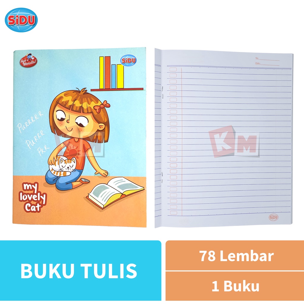 

Buku Tulis SIDU Isi 78 Lembar / Sinar Dunia 78 Lbr / 78Lb