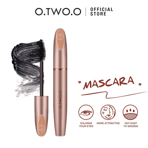 【100% ORIGINAL】【READY】O.TWO.O Waterproof Mascara Long Lasting Natural Curling Eye Lash Makeup/Fiber Mascara/ANTI AIR/TAHAN LAMA