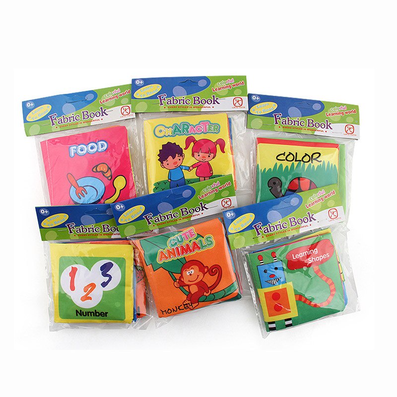 Softbook Buku Bantal Bayi Mini Baby Cloth Book Montessori Book Buku Bayi Buku Anak Softbook Anak Buku Kain Soft Book Baby Book