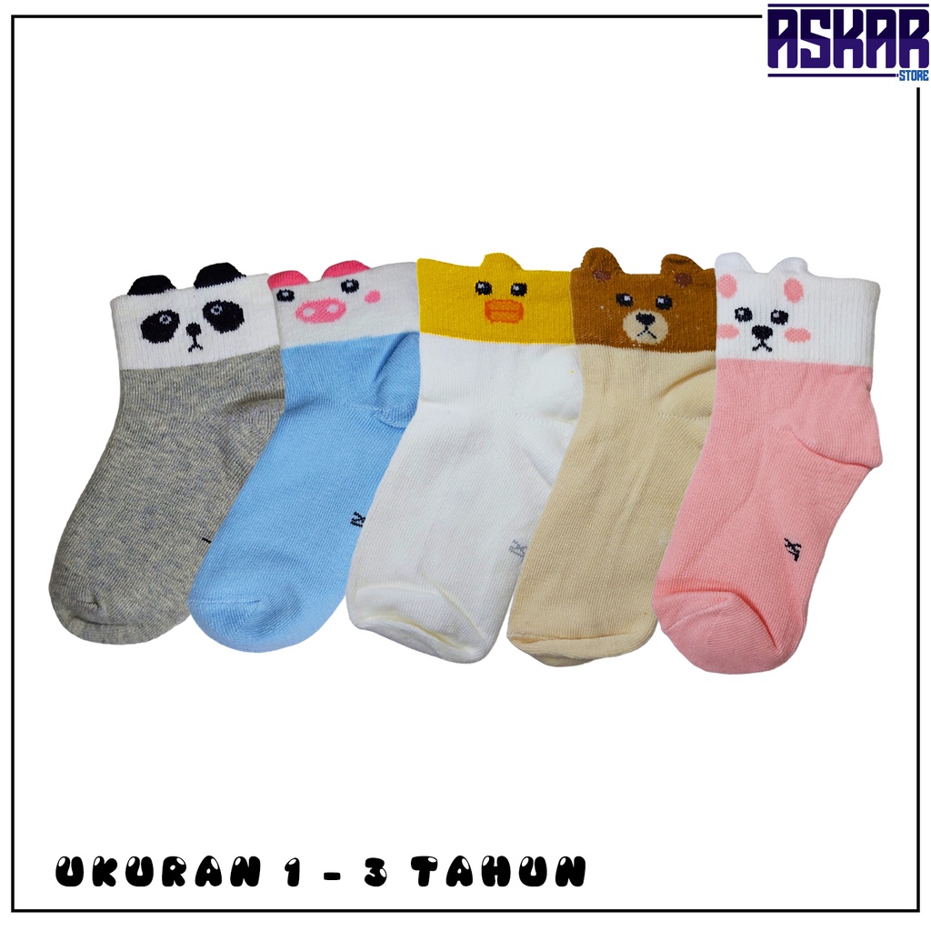 Kaos kaki anak usia 1-3 tahun bahan lembut dan nyaman dipakai model lucu imut