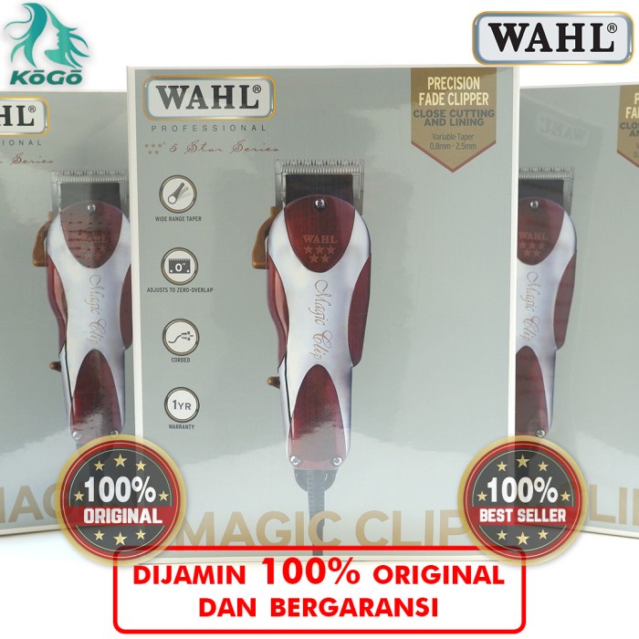 WAHL MAGIC CLIP CORDED ORIGINAL USA CLIPPER MESIN ALAT CUKUR BARBER