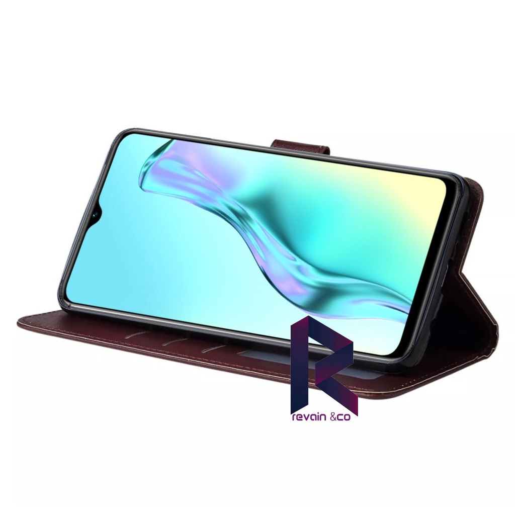 FLIP COVER SAMSUNG A20S FLIP WALLET LEATHER KULIT PREMIUM SARUNG BUKA TUTUP KESING HP FLIP CASE SAMSUNG A20S