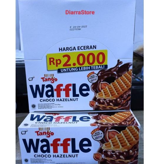 

Produk Premium.. Tango Waffle Choco Hazelnut 25gr (Isi 12) Ecer BLK