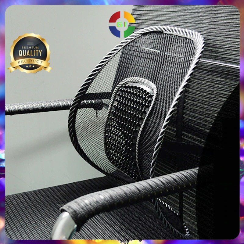 Sandaran Kursi Ergonomic Anti Pegal Mesh Gray COD