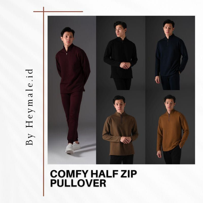 COMFY HALZIP JAKET COMFY ZIPPER DYAMON KENIT