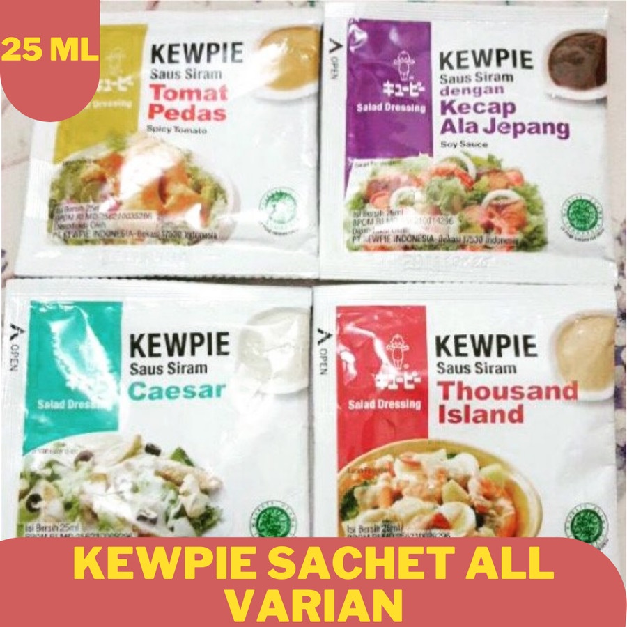 Kewpie Saus Siram Salad Dressing Sachet 25mL