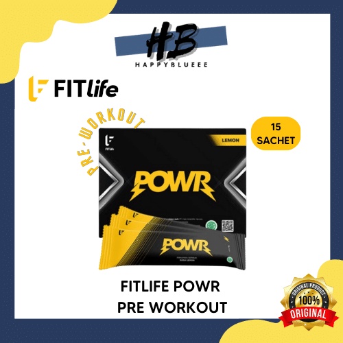 FITLIFE POWR PRE WORKOUT 15 SACHET PRE-WORKOUT PWO