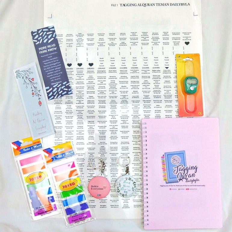 

79 READY STOCK Tagging Quran Sticker Set Teman Dailybyla Dijual Murah