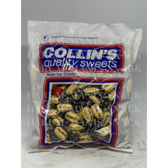 

Permen Collins Butter Nut Candy Rasa Mentega Kacang (pak / pack / sak) isi 144 pcs