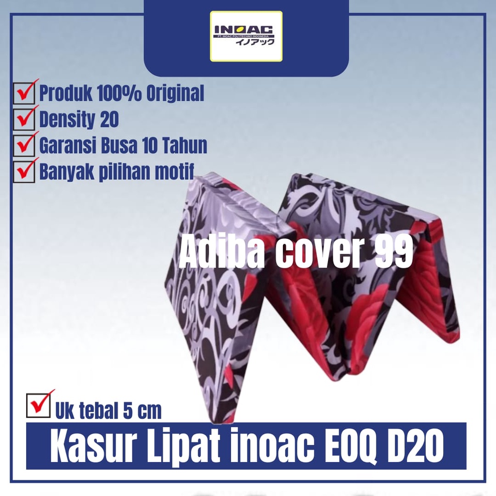 Kasur Busa Lipat INOAC Original EOQ D20 Tebal 5 cm