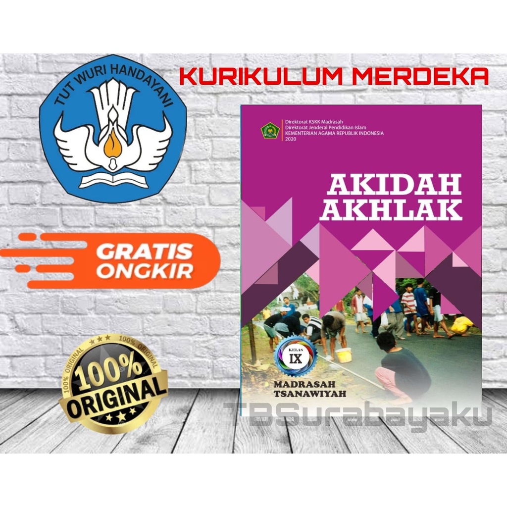 Buku Paket Siswa Kelas 9 MTS kementrian agama (KEMENAG)