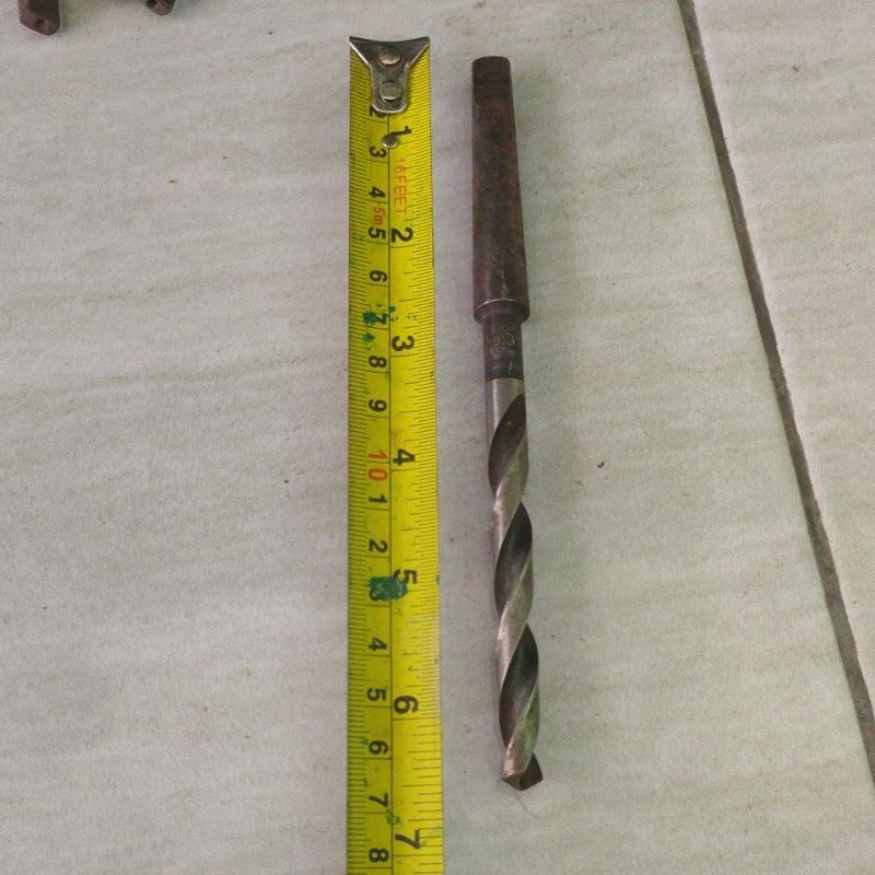 mata bor besi 8.6mm gagang cones mt1 mata bor HSS merk W&B USA
