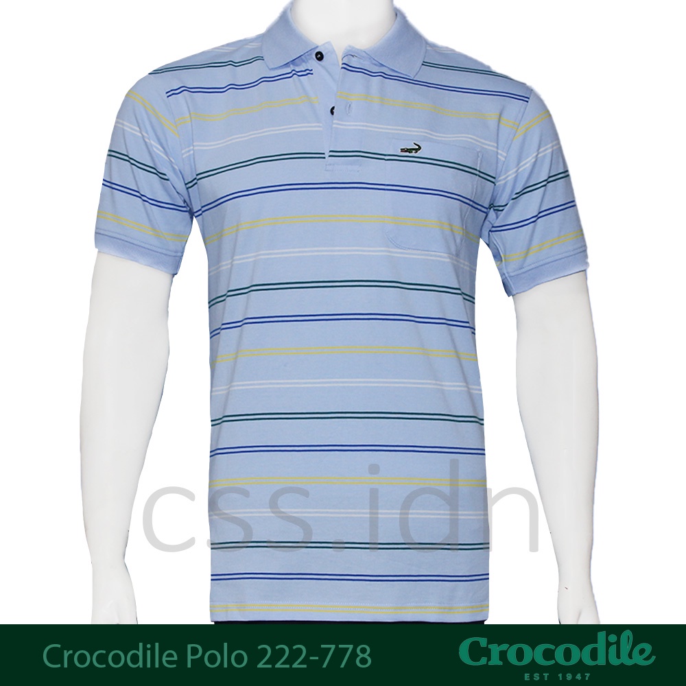 Kaos Kerah Polo Pria Crocodile Slim Fit 222-778