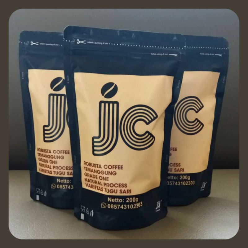 

JC Robusta Coffee - kopi robusta temanggung - 200gr
