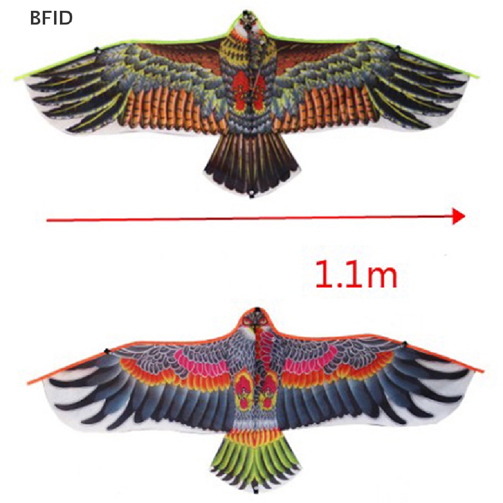 [BFID] Layangan Eagle 1.1m Dengan Garis Layangan 30meter Anak Flying Bird Layangan Mainan Outdoor [ID]