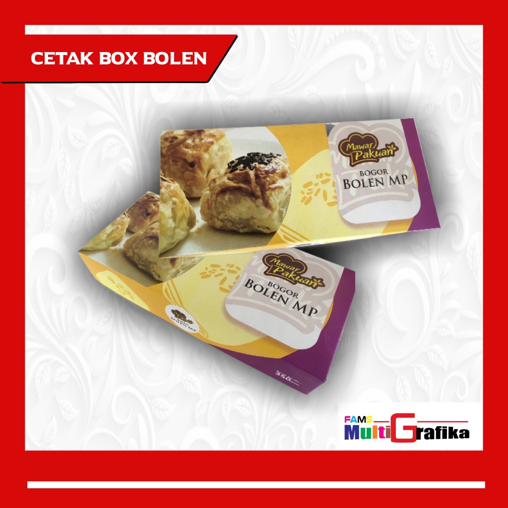 

CUSTOM PRINT Paper Box Food Grade | Minimum 1000 pcs Cetak box pisang bolen