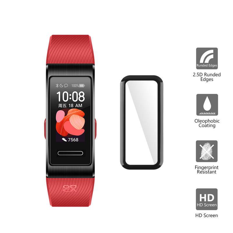 Soft Film Pelindung Untuk Huawei Band7 6 4 3 Pro 3D Tepi Melengkung Full Cover Pelindung Layar Untuk Huawei Band7 Band 6Pro 4Pro 3Pro HD Clear