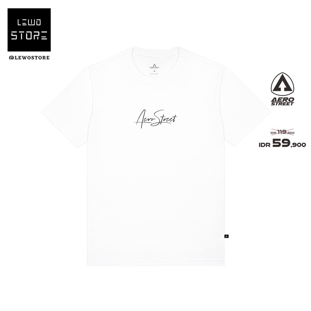 Tshirt Baju Kaos Distro Aerostreet T Shirt Hysteria Putih Kaos T-Shirt Tshirt ABAAA kaos Distro Pria