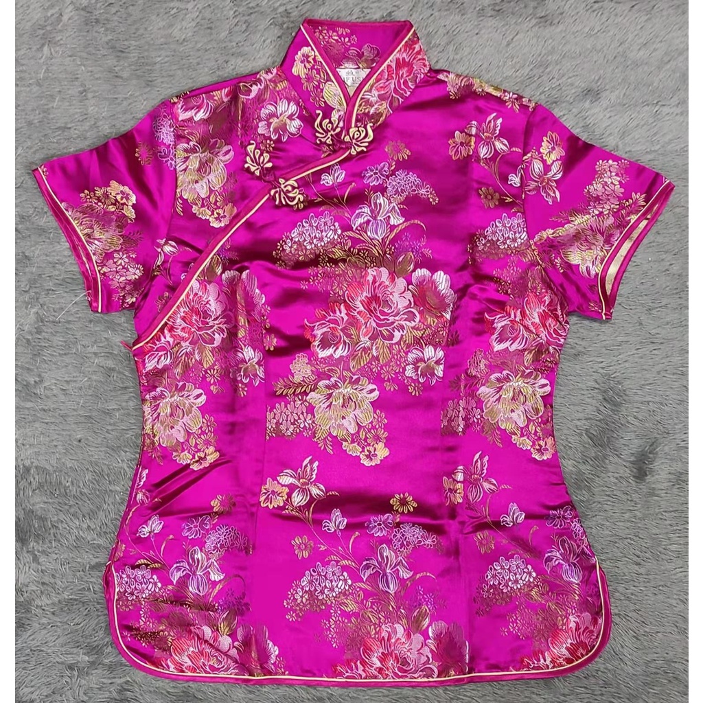 BLOUSE CHEONGSAM PROMO IMLEK Cheongsam Blouse Fashion Dragon Phoenix Random