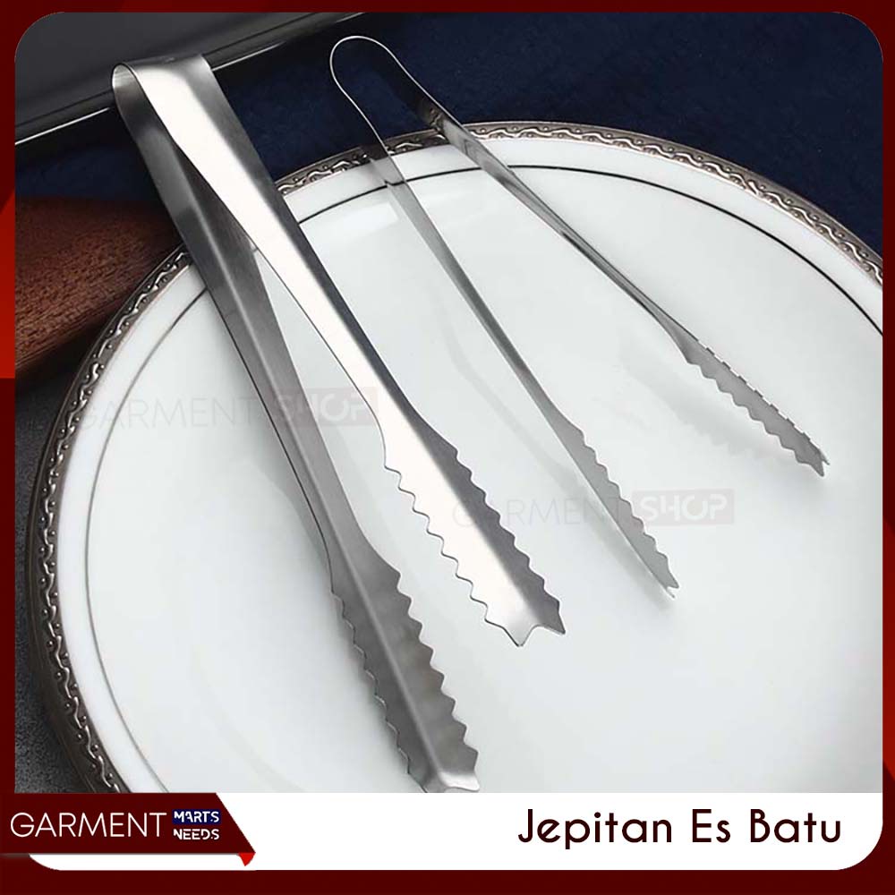 Capit Es Batu Capitan Jepitan Gorengan Kecil Mini Serbaguna Stainless Steel Kue Roti