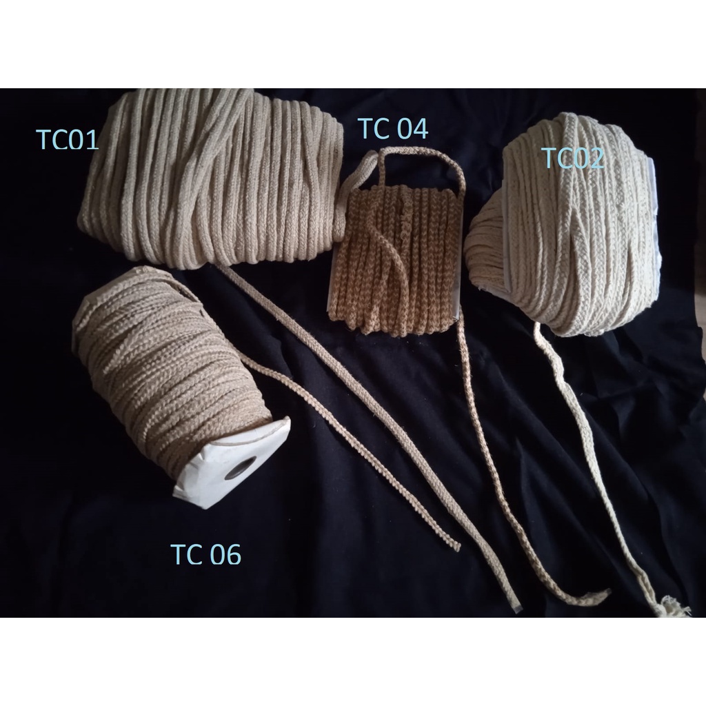 Pita katun, pita jute, pita tali 1 cm, tali katun