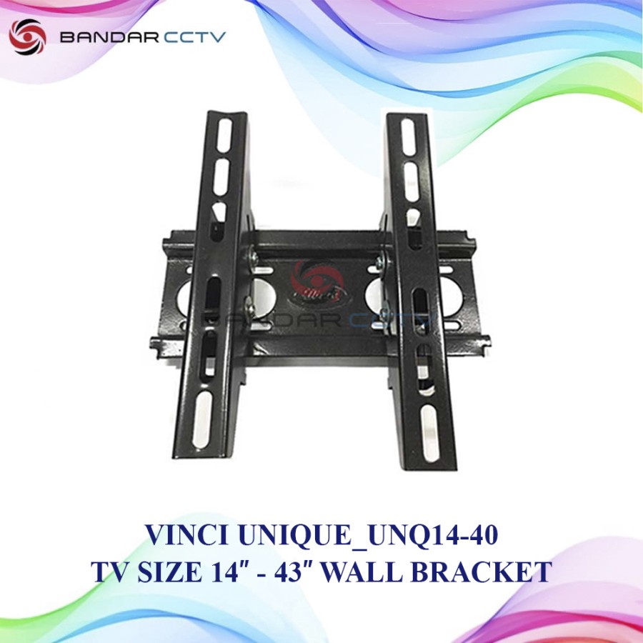 VINCI WALL BRACKET TV GANTUNG TV SIZE 14-43 INCH